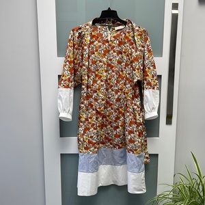 Tory Burch floral peasant dress